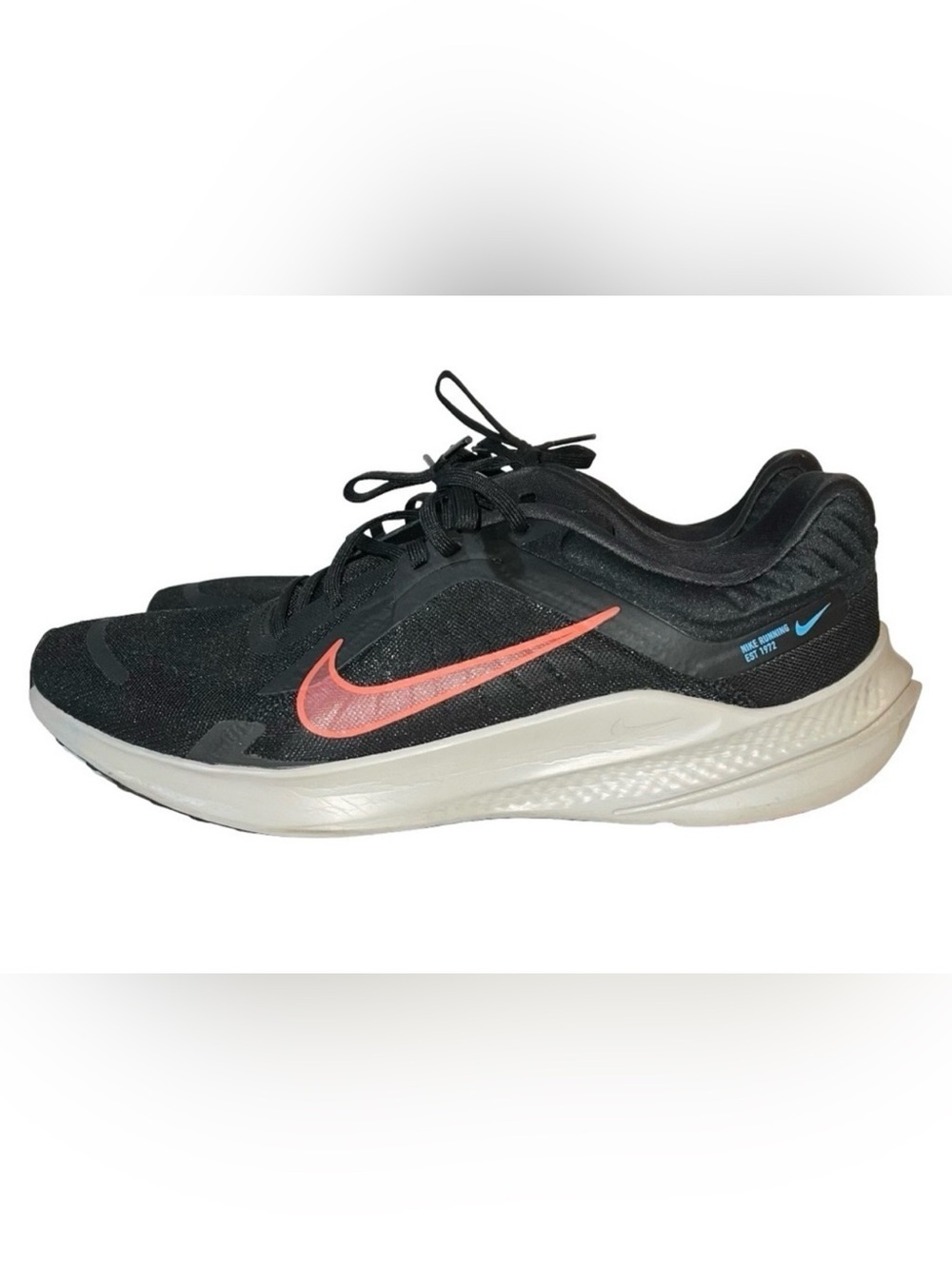 Nike Quest 5 Black Bright Crimson Athletic Shoes Men’s Size 13 DD0204-005